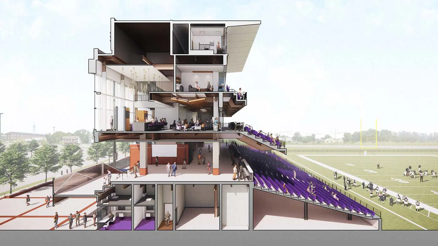 Rendering of Tucker Stadium